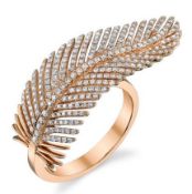 Anita Ko - 18k Rose Gold Diamond Ring. RRP £2,750