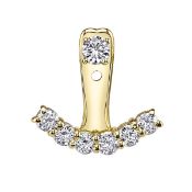 Anita Ko - 18k Yellow Gold Single Diamond Earring. RRP £1,950