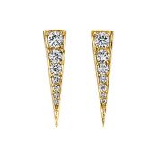 Anita Ko - 18k Yellow Gold Diamond Earrings. RRP £2,440