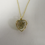 Loquet - 14k Yellow Gold Pendant with Chain. RRP £1,116