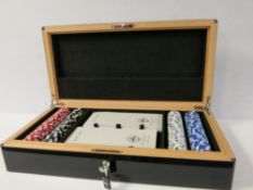 Elie Bleu Black Sycamore Domino Gaming Set. RRP £2,650