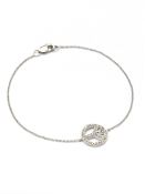 Sydney Evan - 14k White Gold Diamond Bracelet. RRP £420