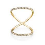 Anita Ko - 18k Gold Diamond Ring. RRP £2,600
