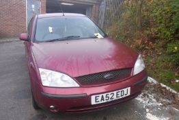 EA52 EDJ - Ford Mondeo Zetec