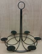 Standing / Wall Mounted Hextuple Candle Holder x 4