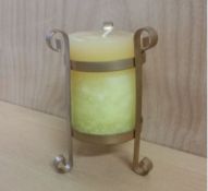 3 Legged Large Sized Metal Candle Holder x 24