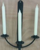 Wall Mounted Triple Dinner Candle Holder x 3
