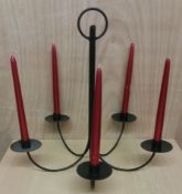 Standing / Hanging Quintuple Candle Holder x 1