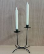 Standing Twin Dinner Candle Holder x 30