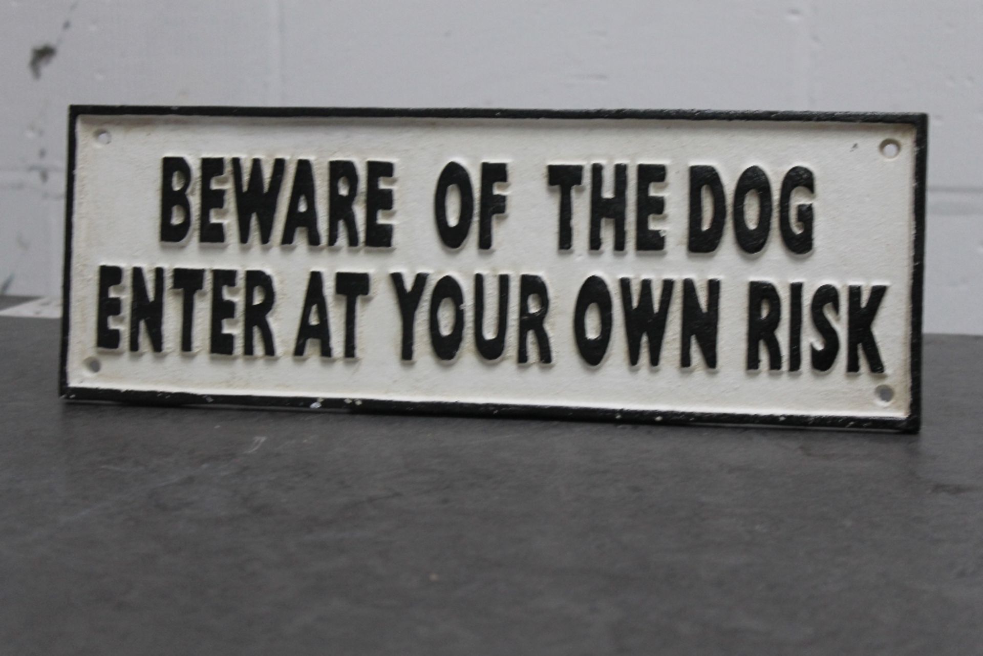 Beware of Dog Sign - Large
