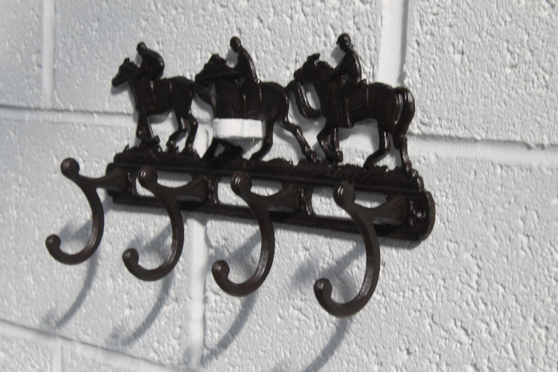 Horse Coat & Letter Rack - Both in Cast Metal - Image 3 of 4