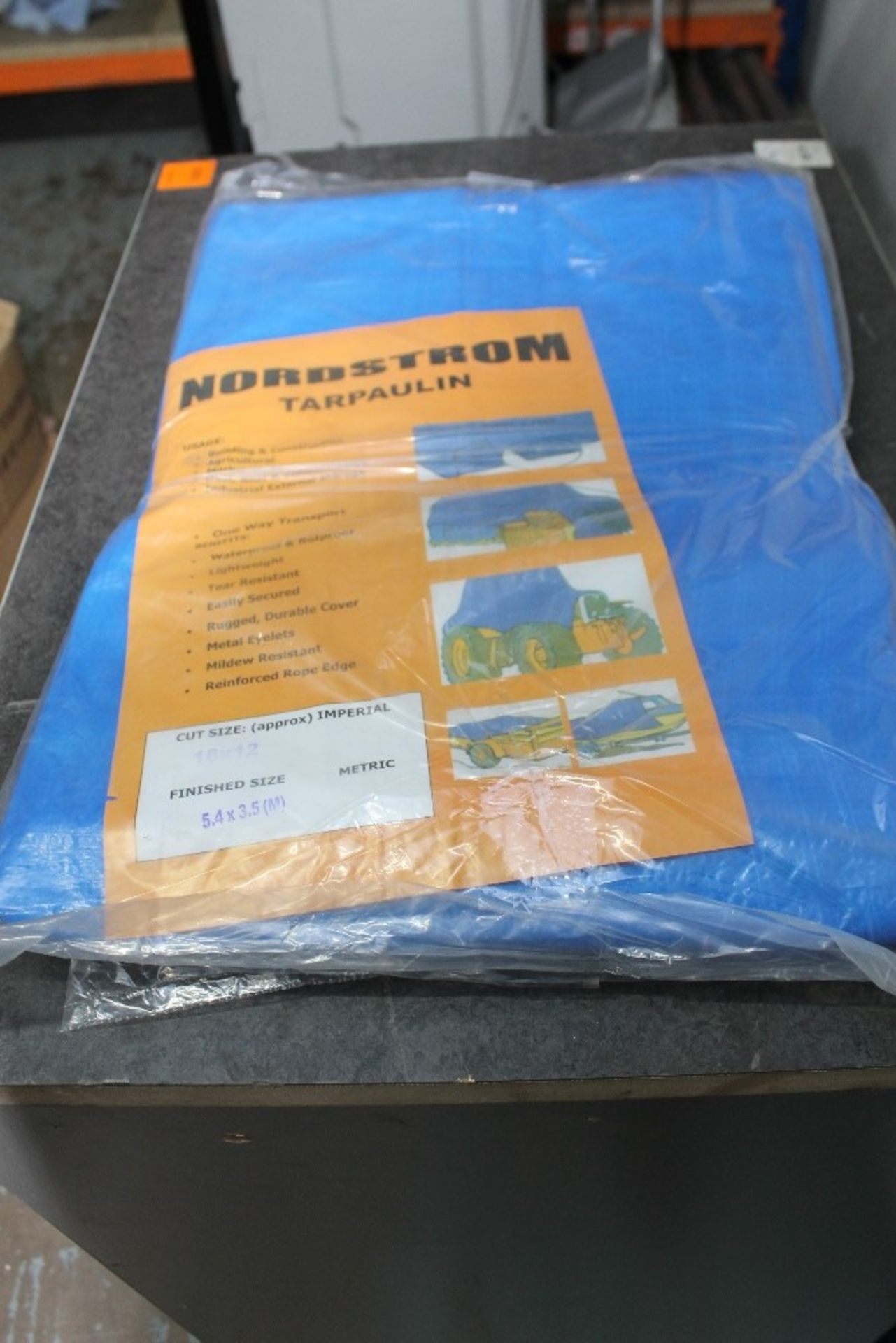 3 Polytarps 4’ x 6’ – 18’ x 12’