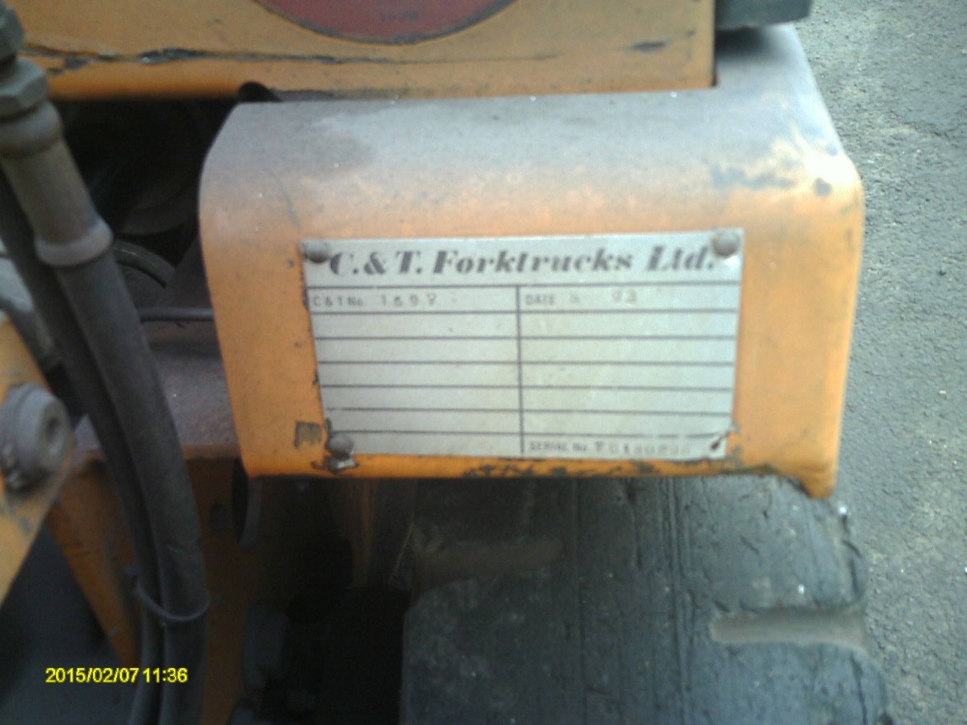 Fork Lift Truck Still - 2 Tonne- Gas powered - Image 5 of 5