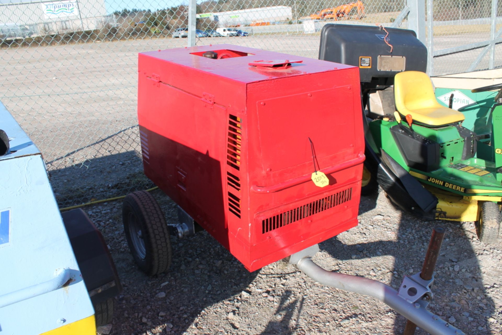 Sale Item:   WELDER GENERATOR    Vat Status:    Plus Vat @ 20 %   Buyers Fees on this lot:   A