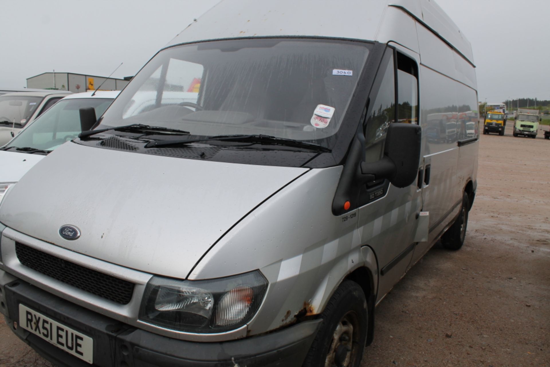 Ford Transit 350 Lwb Td - 2402cc 2. Door Van   Reg No :   RX51EUE   D.F.R :   19-Feb-02  Miles / Kms