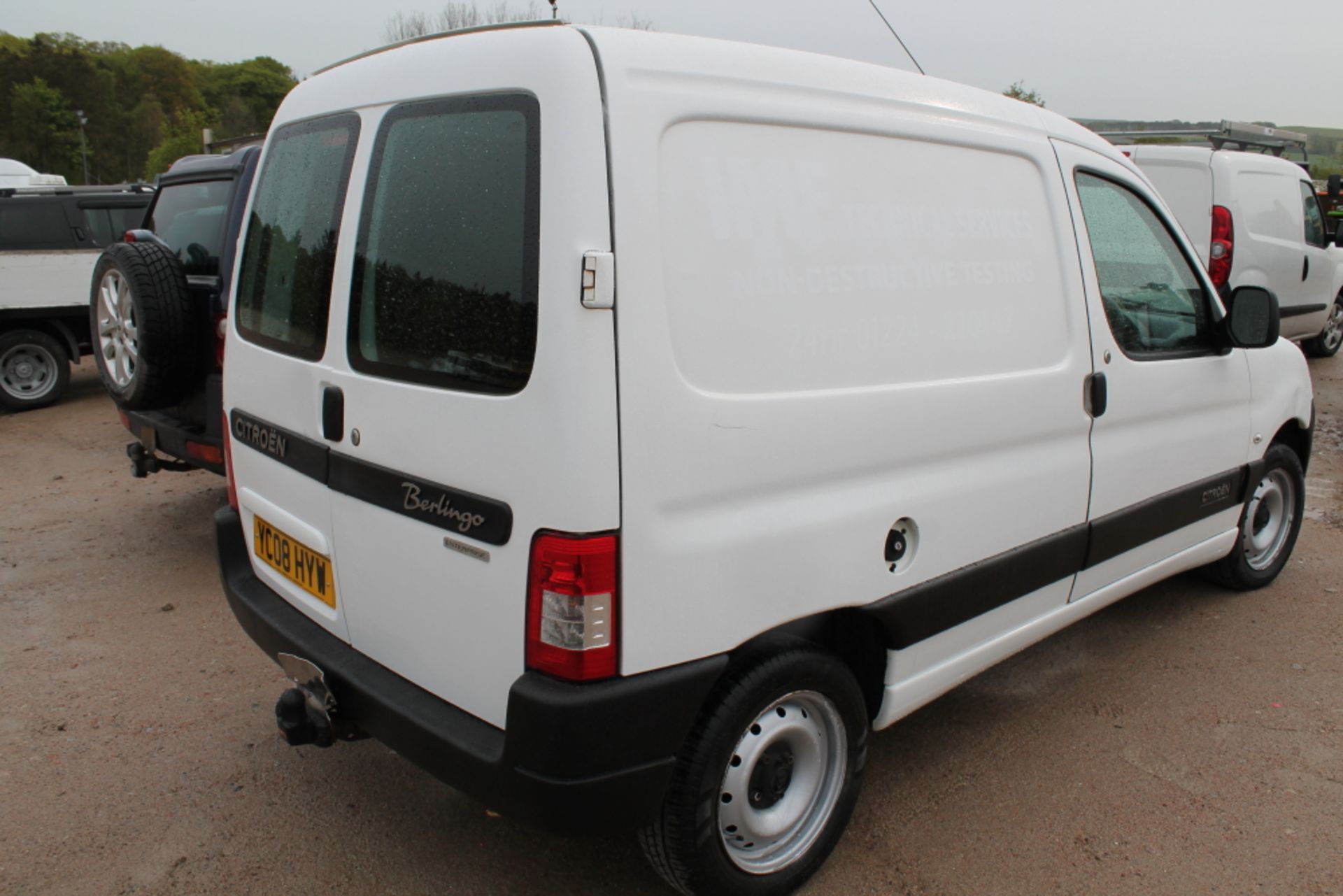 Citroen Berlingo 600 Hdi Lx 75 - 1598cc 2 Door Van   Reg No :   YC08HYW   D.F.R :   31-Mar-08  Miles - Image 3 of 4