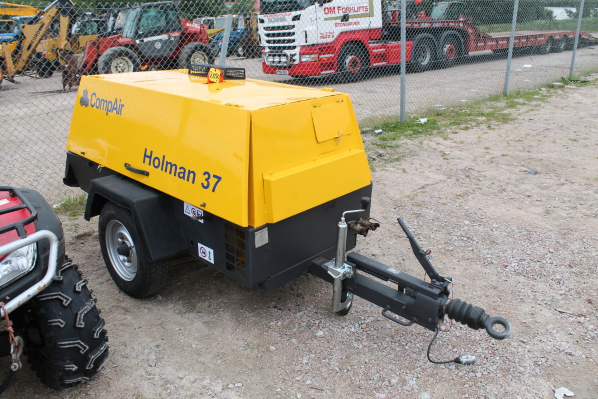 Sale Item:   COMPAIR TOWABLE COMPRESSOR    Vat Status:    Plus Vat @ 20 %   Buyers Fees on this