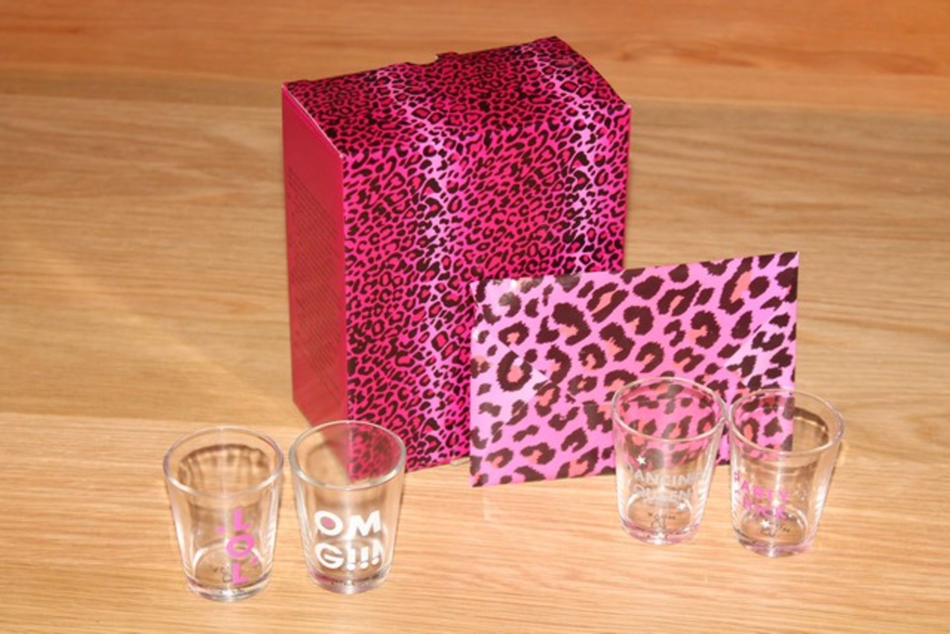 12 x BOXED BRAND NEW SHOT GLASS GAMES (26.1.15)  *PLEASE NOTE THAT THE BID PRICE IS MULTIPLIED BY