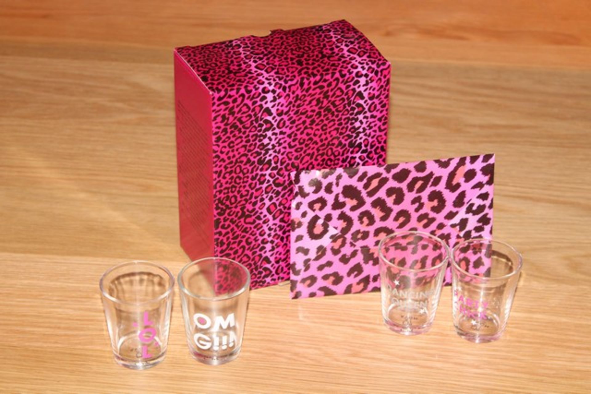 12 x BOXED BRAND NEW SHOT GLASS GAMES (26.1.15)  *PLEASE NOTE THAT THE BID PRICE IS MULTIPLIED BY