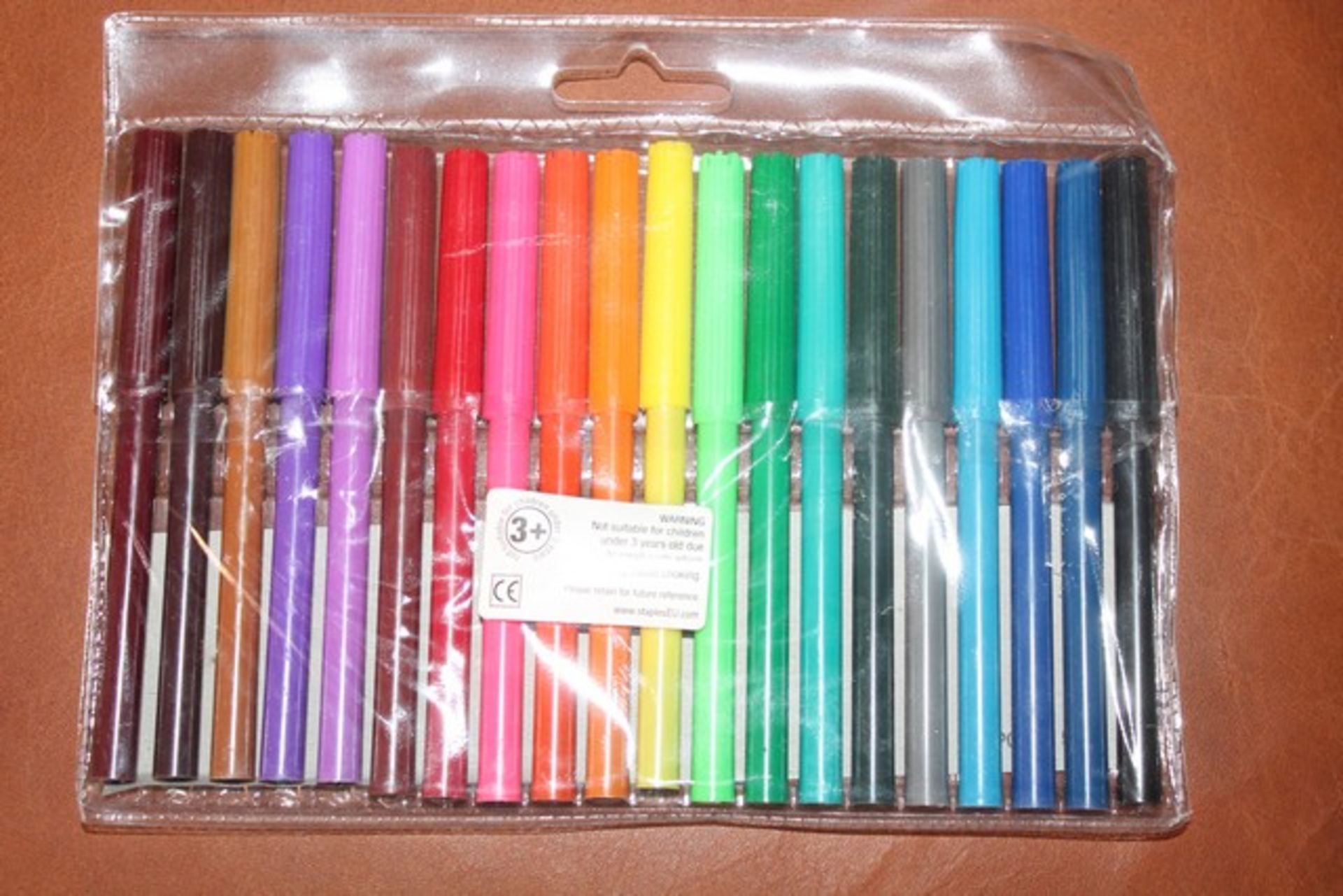 10 x PACKS OF 20 FIBRE TIP PENS  *PLEASE NOTE THAT THE BID PRICE IS MULTIPLIED BY THE NUMBER OF