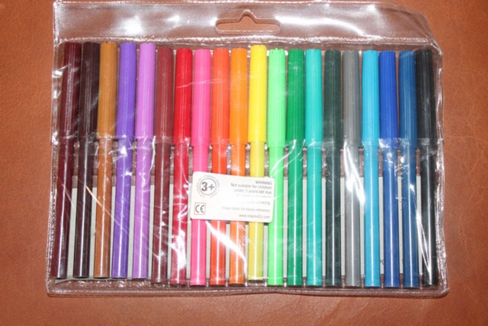 10 x PACKS OF 20 FIBRE TIP PENS  *PLEASE NOTE THAT THE BID PRICE IS MULTIPLIED BY THE NUMBER OF