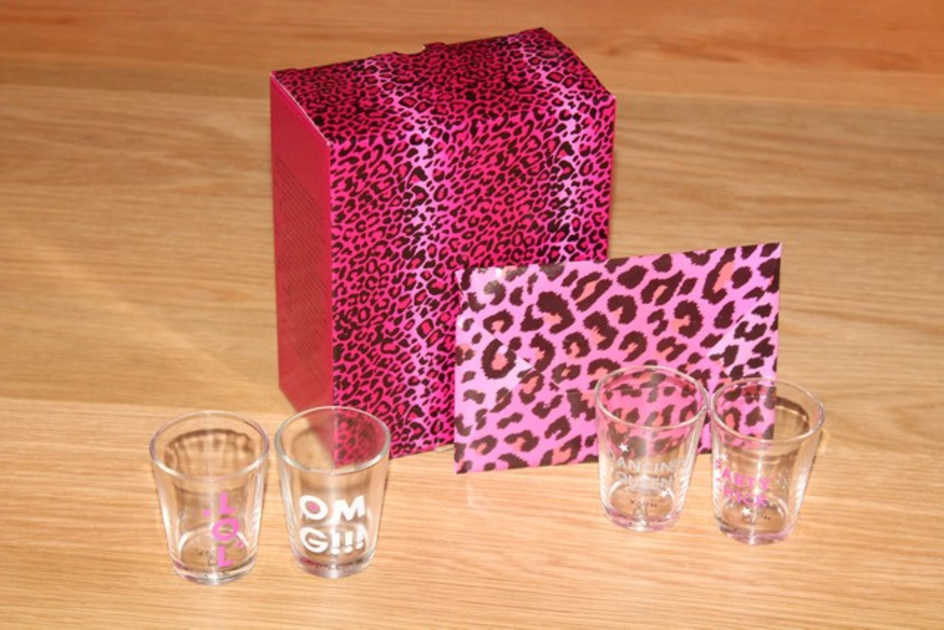 12 x BOXED BRAND NEW SHOT GLASS GAMES (26.1.15)  *PLEASE NOTE THAT THE BID PRICE IS MULTIPLIED BY