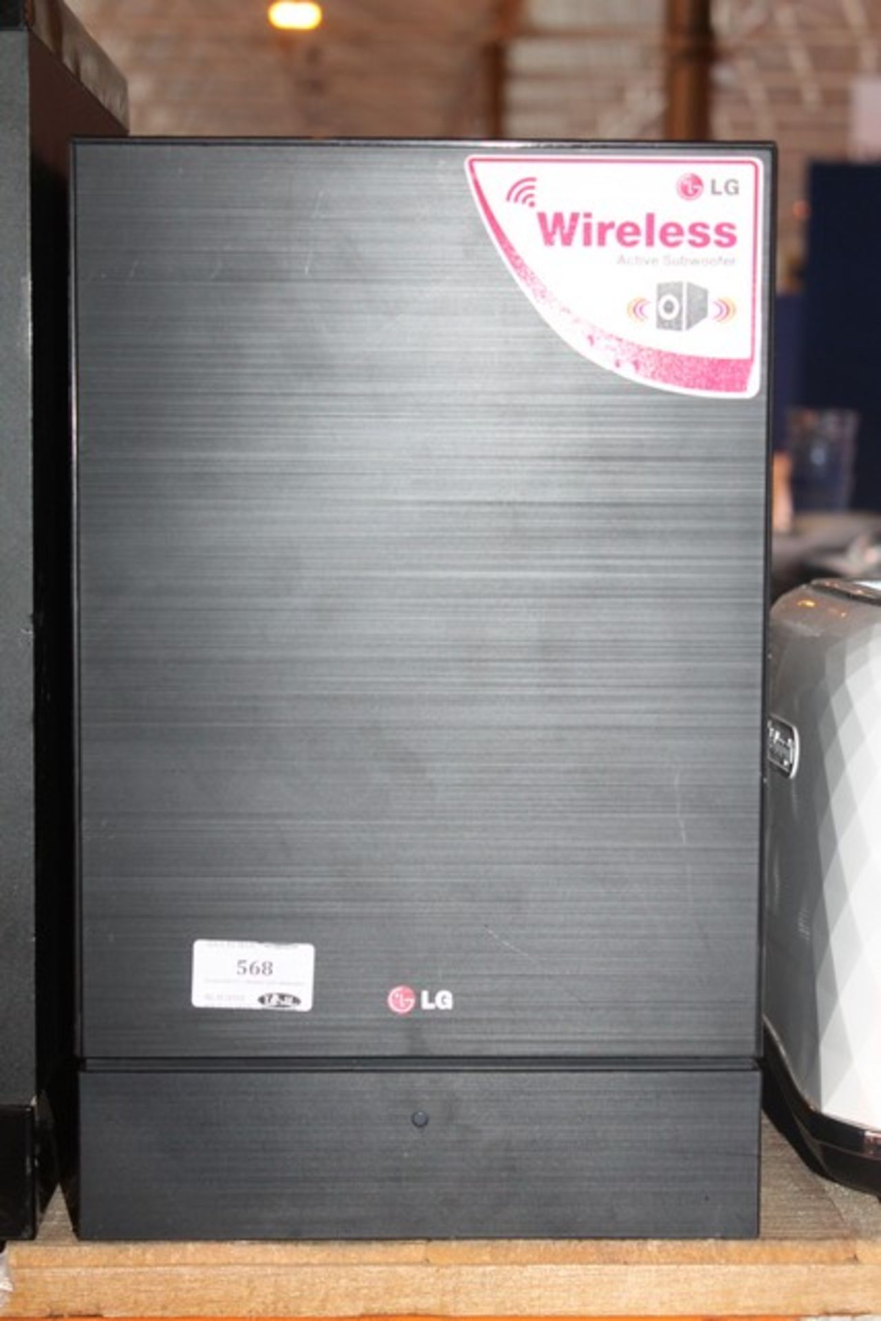 1 x LG WIRELESS ACTIVE SUBWOOFER RRP £300   *PLEASE NOTE THAT THE BID PRICE IS MULTIPLIED BY THE