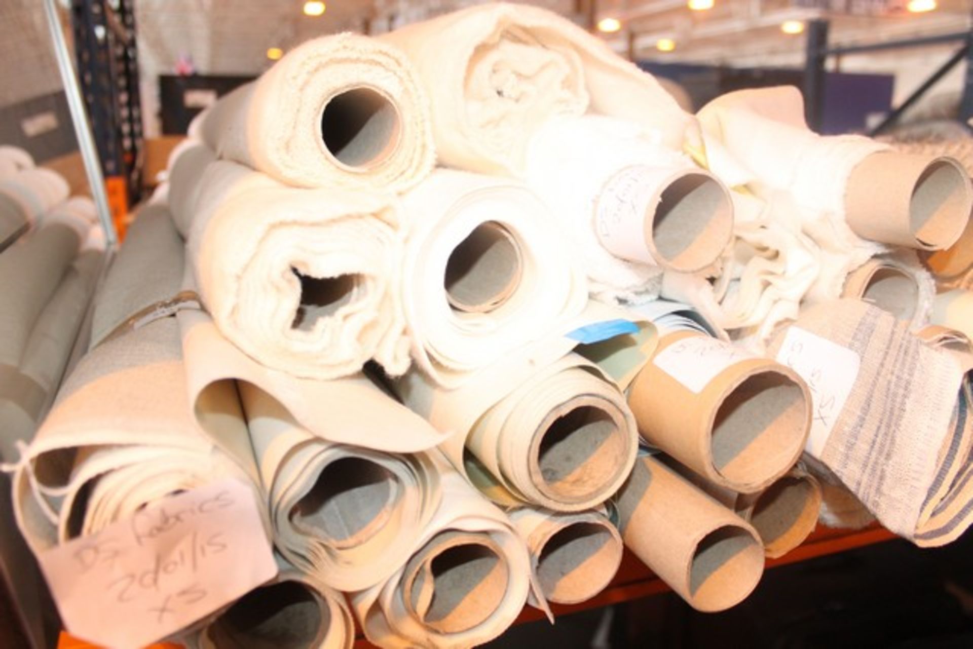 5 x ASSORTED TOP QUALITY DESIGNER ROLLS OF FABRIC   *PLEASE NOTE THAT THE BID PRICE IS MULTIPLIED BY