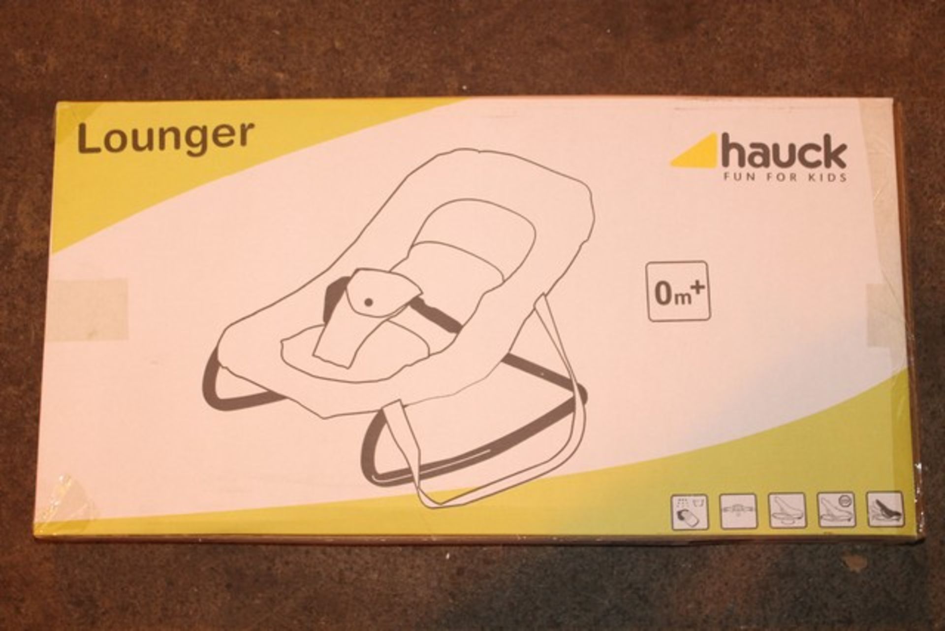 1 x BOXED BRAND NEW HAUCK BABY LOUNGER   *PLEASE NOTE THAT THE BID PRICE IS MULTIPLIED BY THE NUMBER