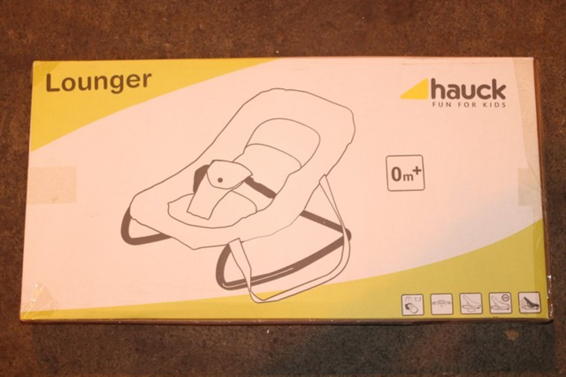 1 x BOXED BRAND NEW HAUCK BABY LOUNGER   *PLEASE NOTE THAT THE BID PRICE IS MULTIPLIED BY THE NUMBER