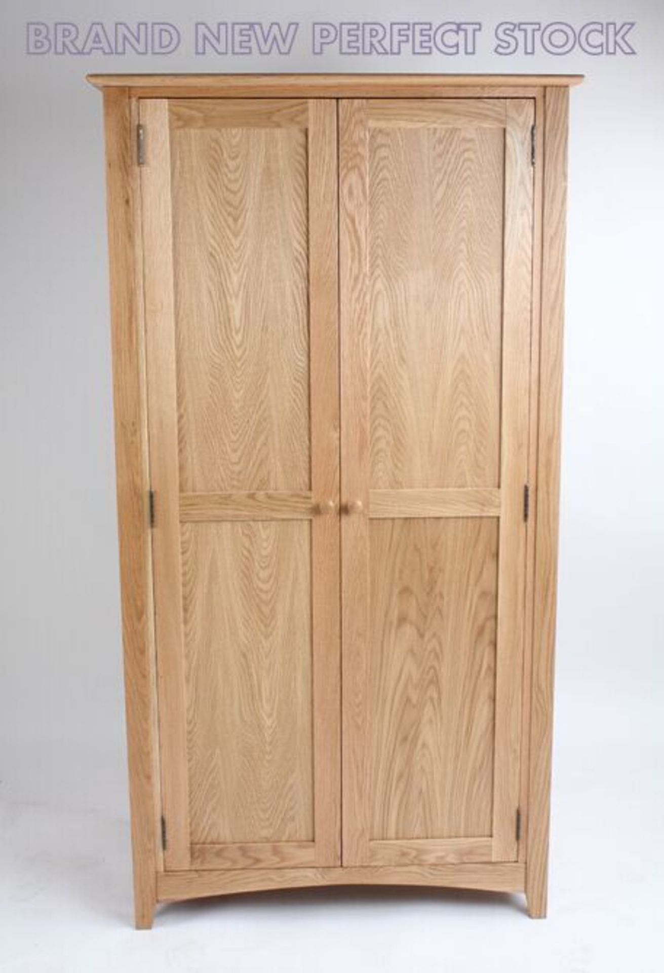 ONE BRAND NEW LADIES ROBE SOLID OAK WITH VENEERED PANELS, DRAWER BOTTOMS AND BACK AND THE CENTRE