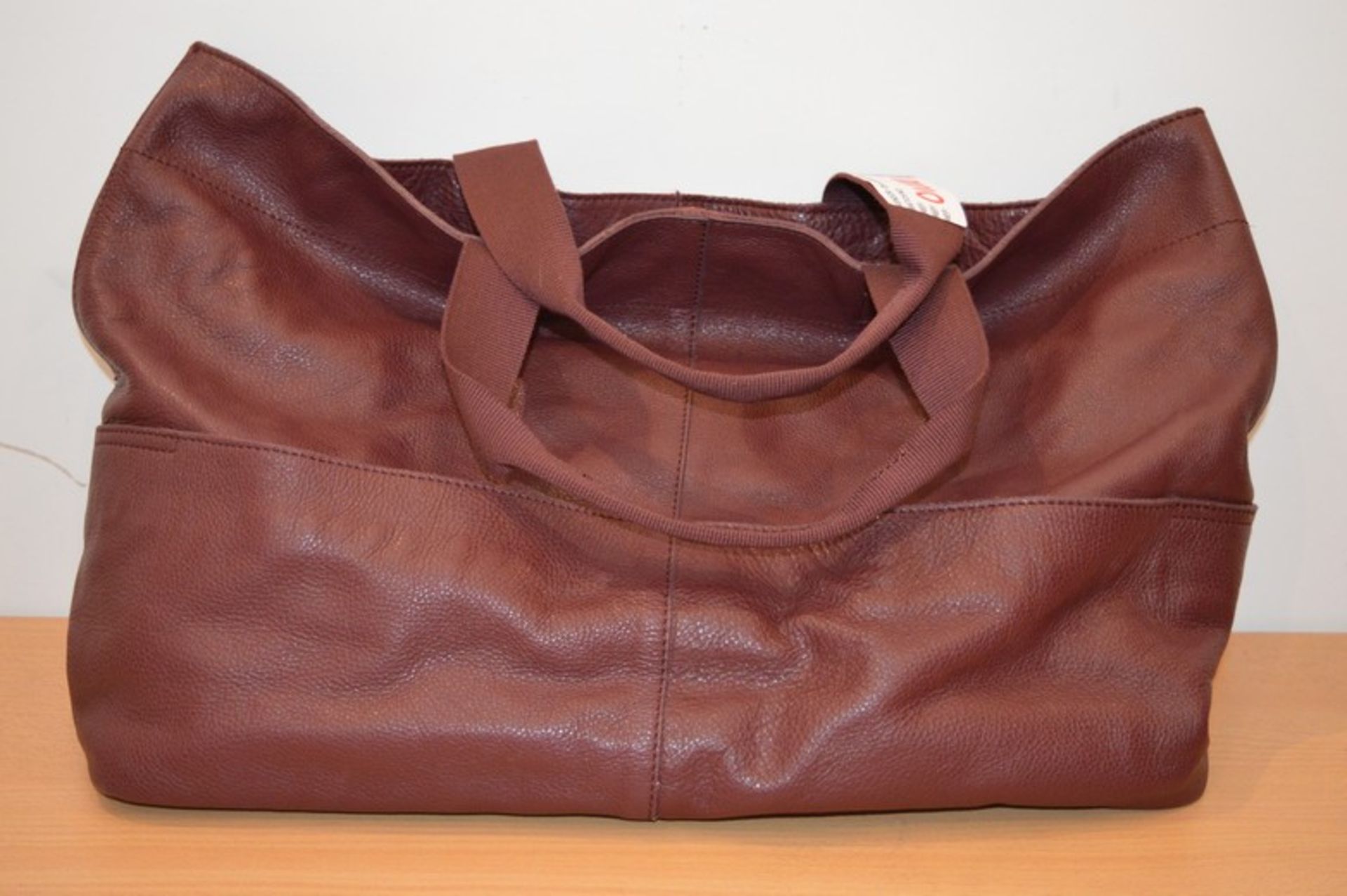 KIN BY JOHN LEWIS RED ROSE LEATHER LADIES LARGE BAG RRP £100(DSCLIP)(23.03.15)
