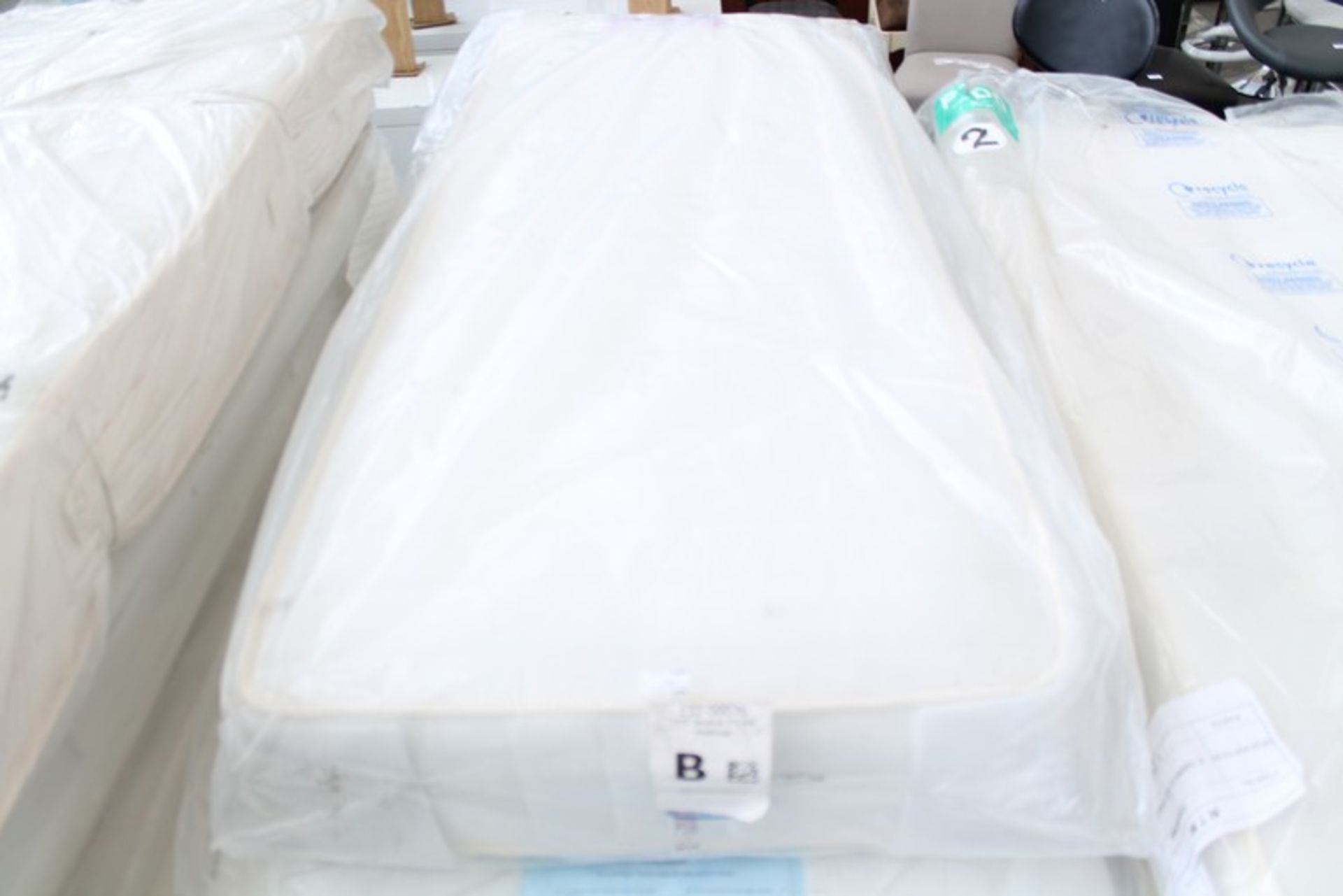 4 x ASSORTED 75x190CM SMALL SINGLE MATTRESSES   *PLEASE NOTE THAT THE BID PRICE IS MULTIPLIED BY THE