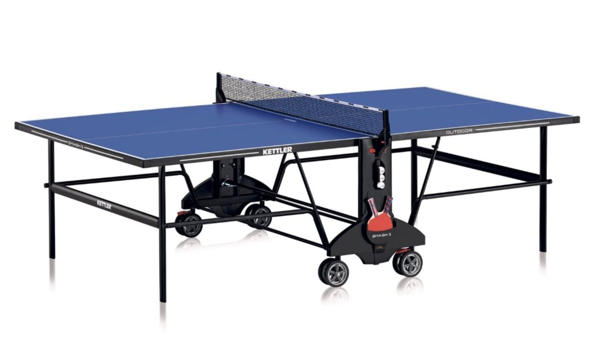 1 x BOXED KETTLER SMASH 11 OUTDOOR TENNIS TABLE RRP £650 (7180660)  *PLEASE NOTE THAT THE BID