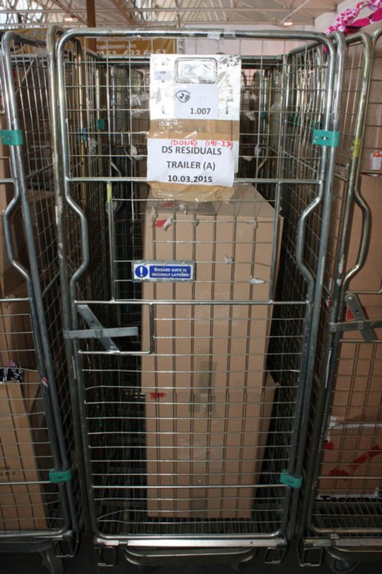ONE CAGE TO CONTAIN APPROX 191 UNITS OF BRAND NEW ASSORTED DESIGNER ITEMS RANGING FROM MEN'S &