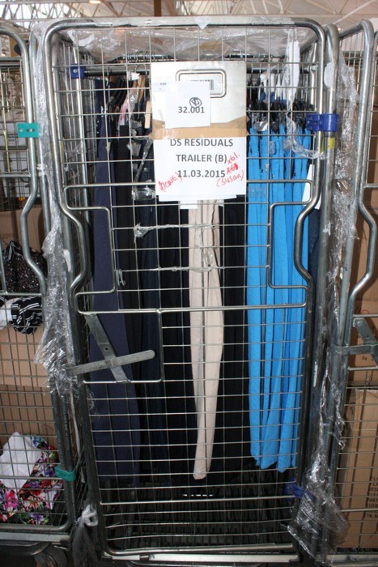 ONE CAGE TO CONTAIN APPROX 61 UNITS OF BRAND NEW ASSORTED DESIGNER ITEMS RANGING FROM MEN'S &