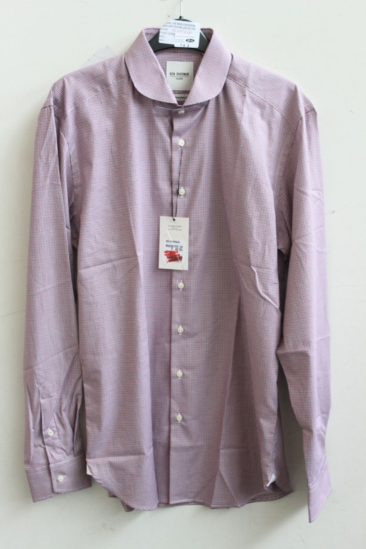 ONE BRAND NEW BEN SHERMAN SHIRT SIZE 16 RRP £80 (DS RES FASHION TRAILER TLH-A CAGE 12.006A