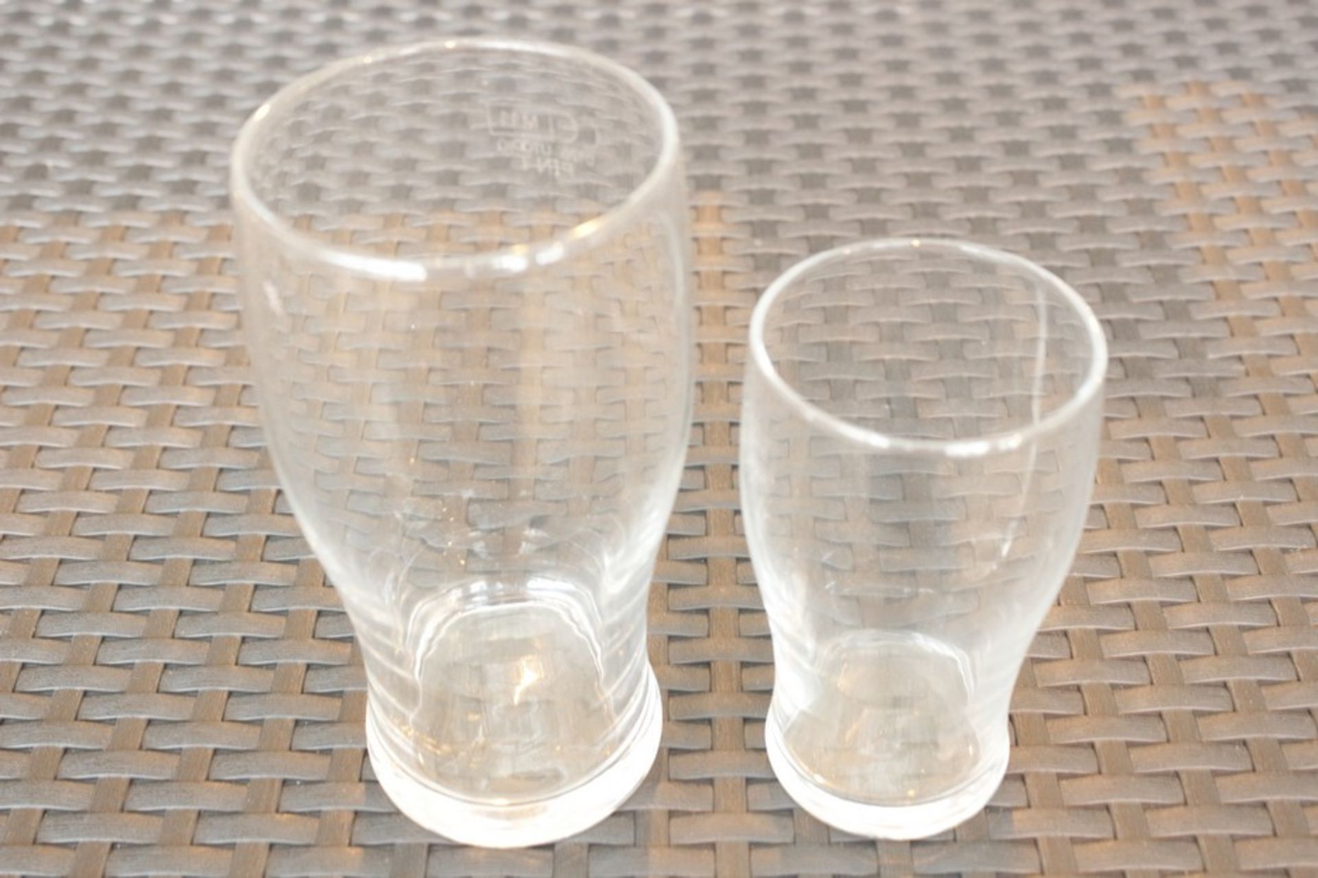 48 x BOXED BRAND NEW HALF PINT GLASSES (19.6.15)  *PLEASE NOTE THAT THE BID PRICE IS MULTIPLIED BY