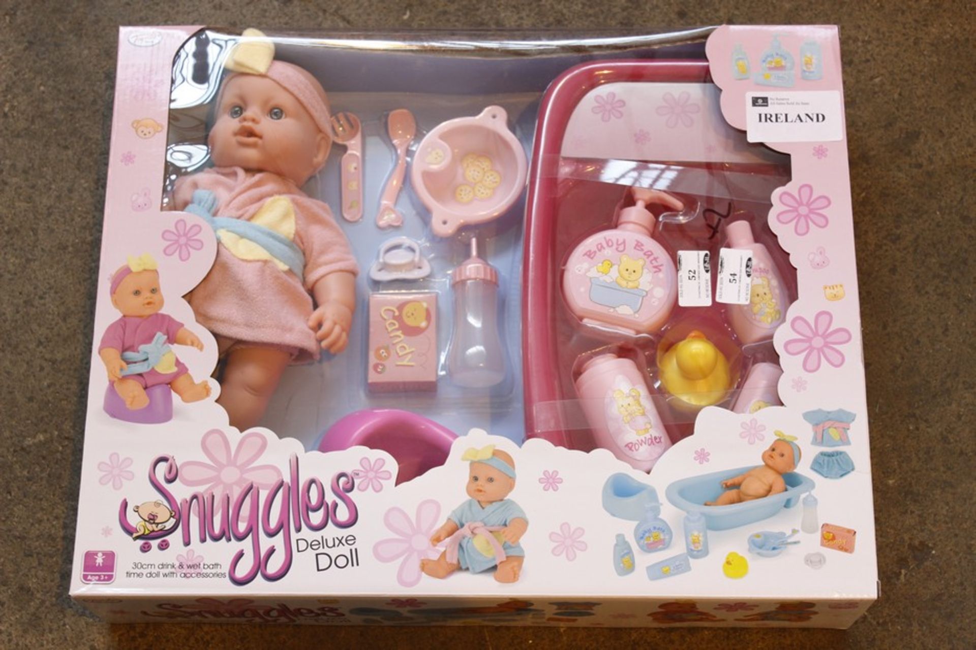 2 x BRAND NEW SNUGGLES DELUXE TOY DOLL SET   *PLEASE NOTE THAT THE BID PRICE IS MULTIPLIED BY THE