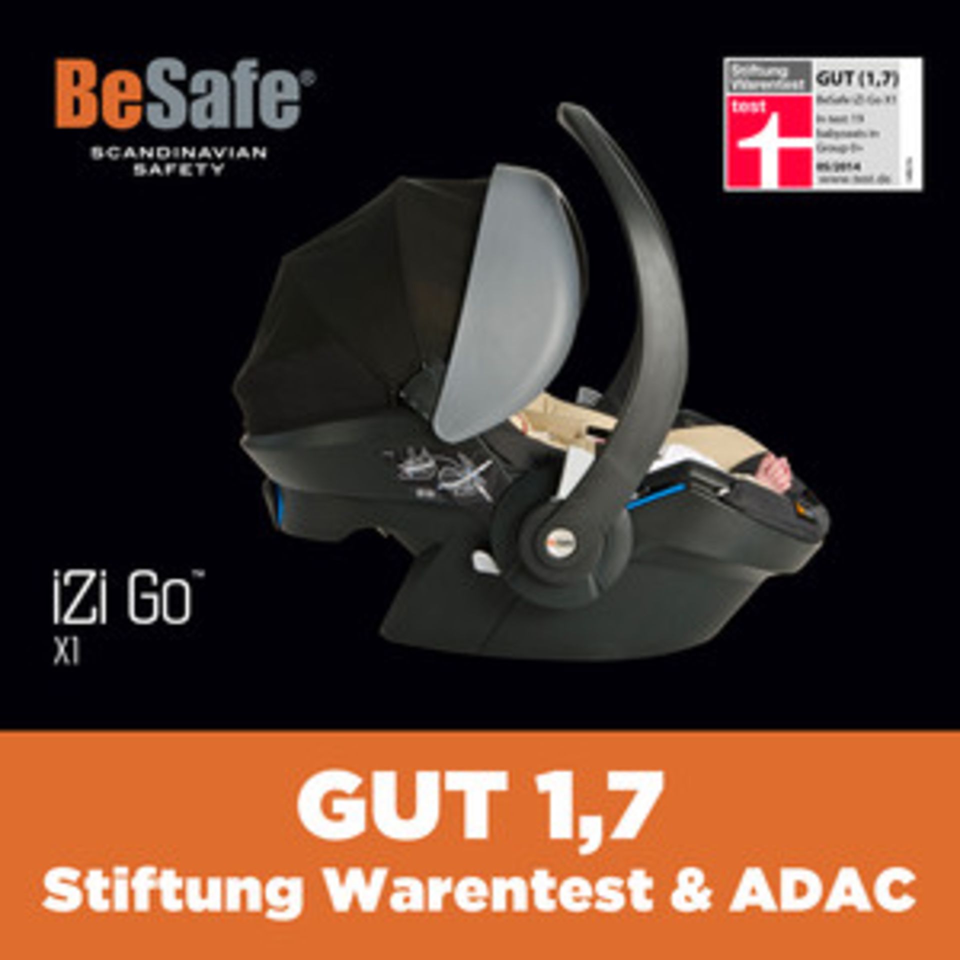 1 x BOXED BRAND NEW BE SAFE TRAVEL SYSTEM (19.6.15)  *PLEASE NOTE THAT THE BID PRICE IS MULTIPLIED
