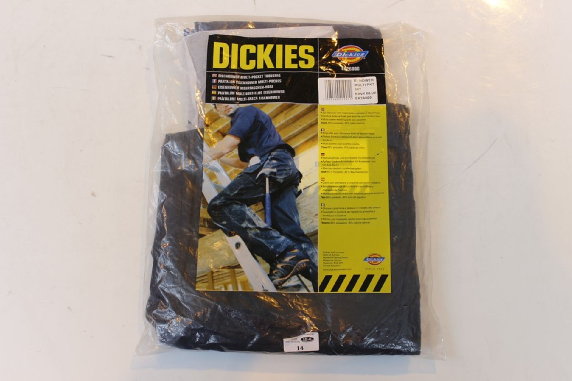 2 x PAIRS OF DICKIES WORK TROUSERS  *PLEASE NOTE THAT THE BID PRICE IS MULTIPLIED BY THE NUMBER OF