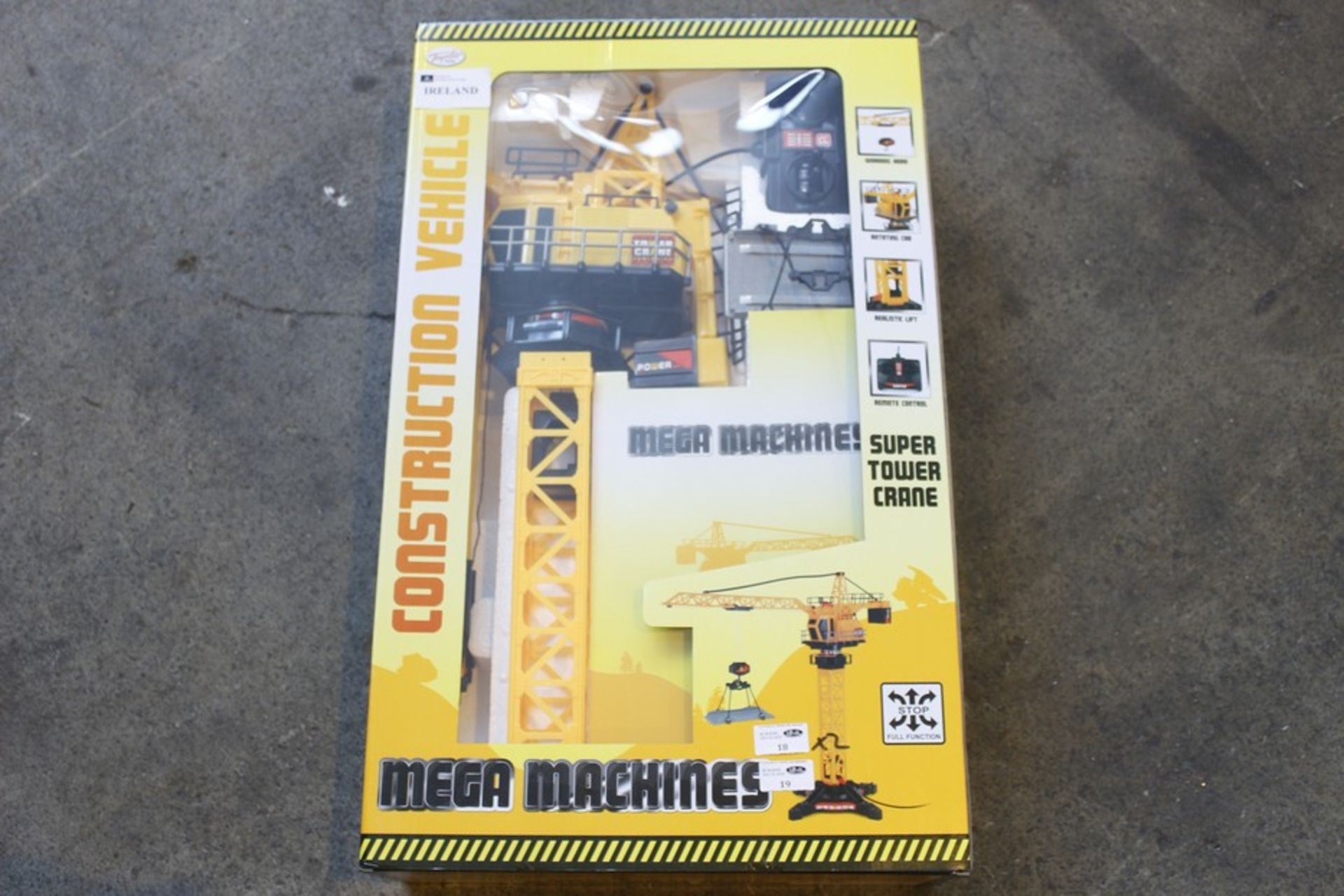 2 x BOXED BRAND NEW CONSTRUCTION VEHICLE MEGA MACHINES CHILDRENS TOY CRANE  *PLEASE NOTE THAT THE