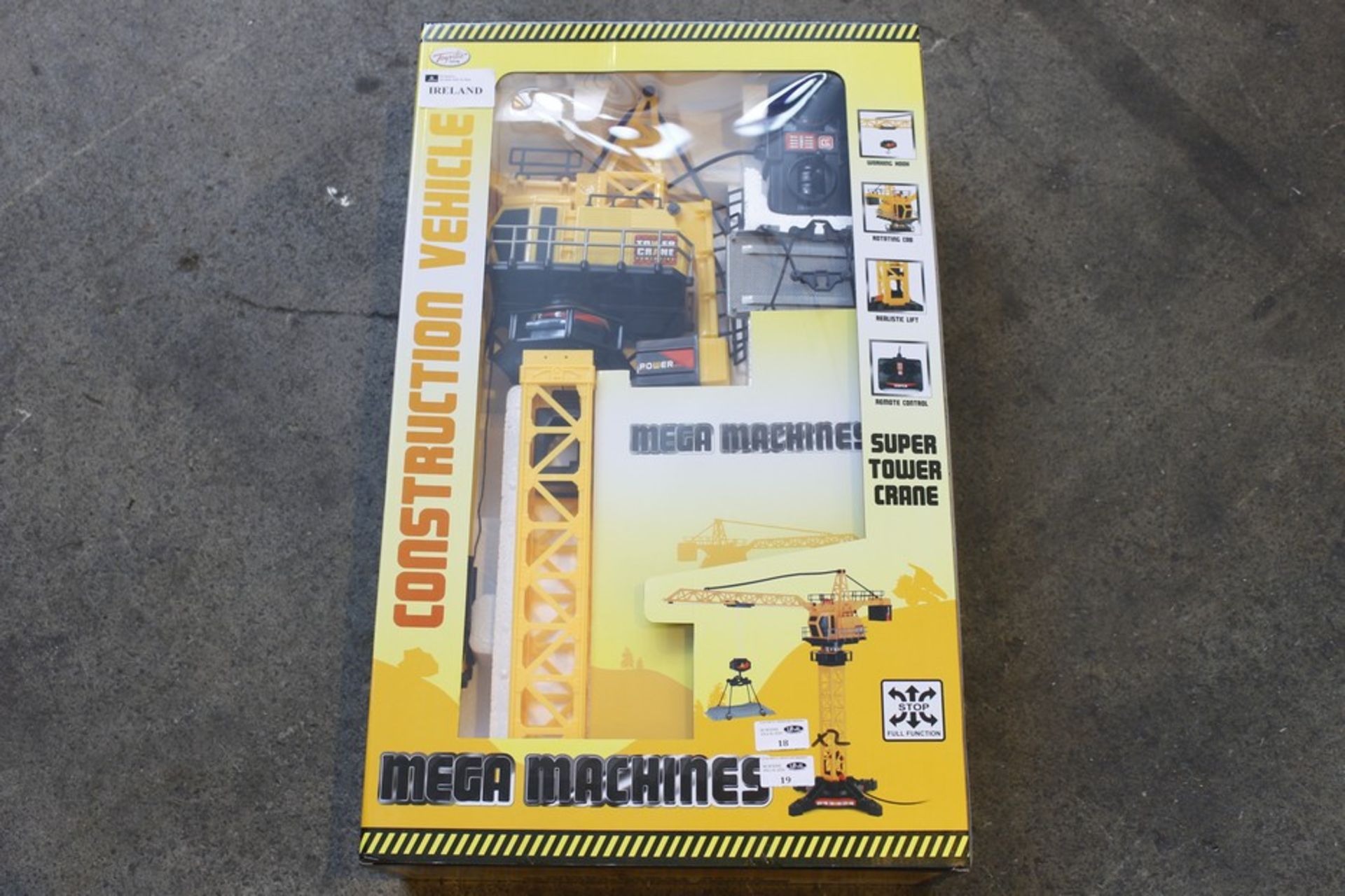 2 x BOXED BRAND NEW CONSTRUCTION VEHICLE MEGA MACHINES CHILDRENS TOY CRANE  *PLEASE NOTE THAT THE