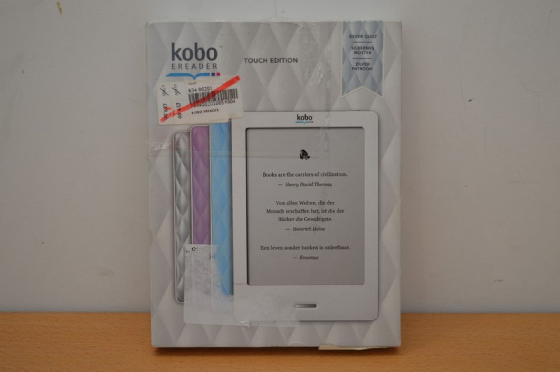 BOXED KOBO EREADER PORTABLE TUCH EDITION BOOK (DSCLIP)(20.05.15)