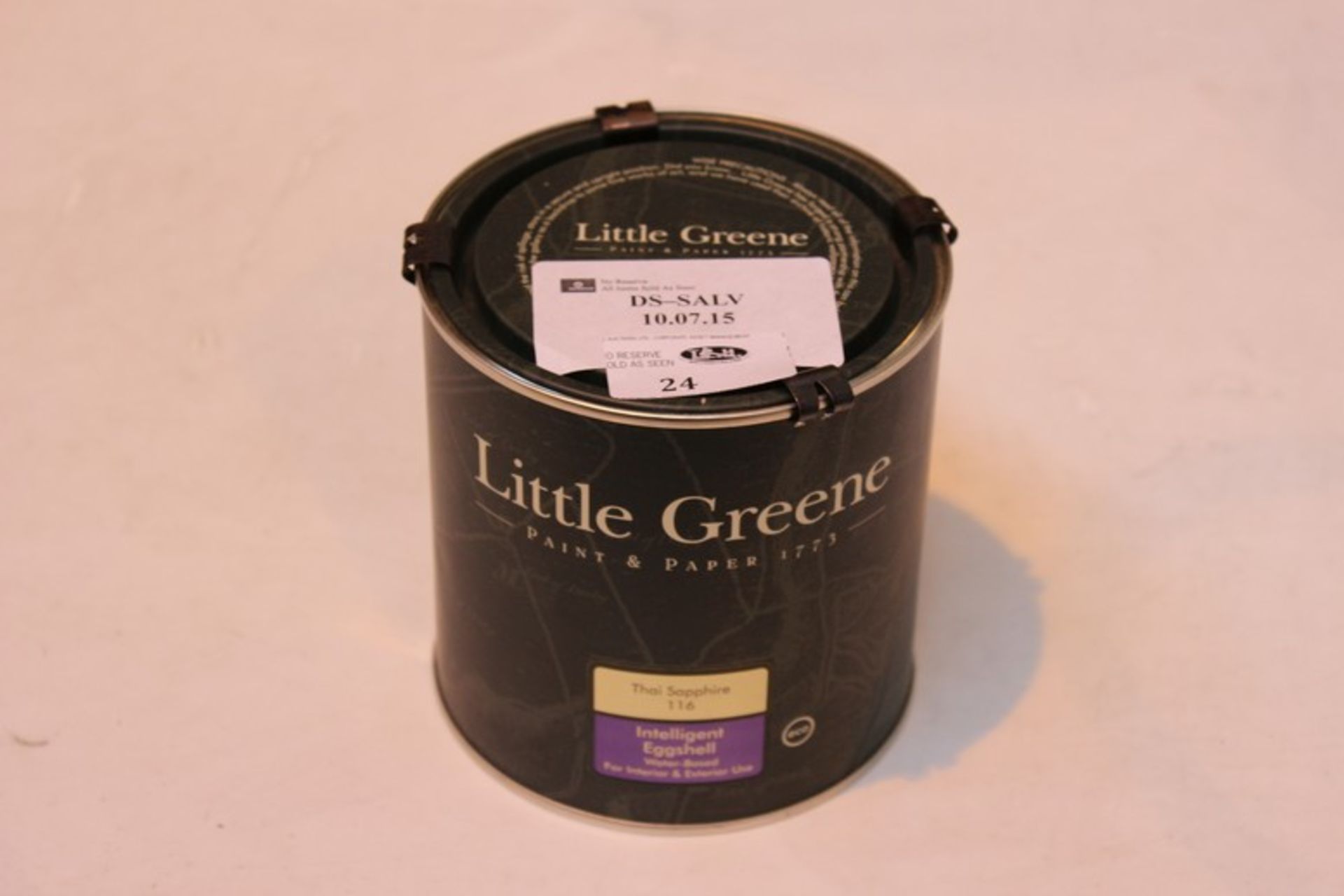 2 x TINS OF LITTLE GREEN WATER BASED INTERIOR PAINT  *PLEASE NOTE THAT THE BID PRICE IS MULTIPLIED