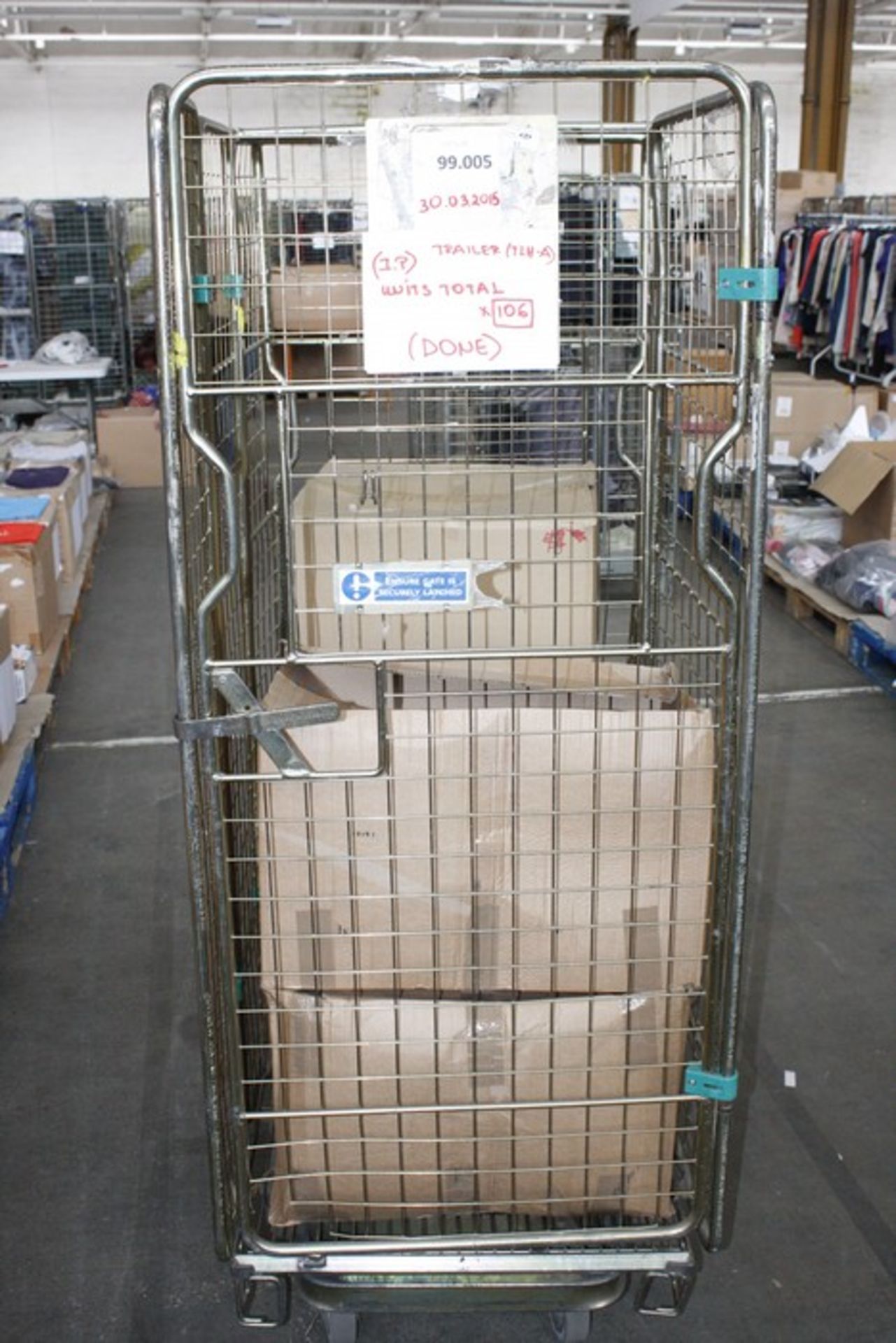 ONE CAGE TO CONTAIN APPROX 71 UNITS OF BRAND NEW ASSORTED DESIGNER ITEMS RANGING FROM MEN'S &