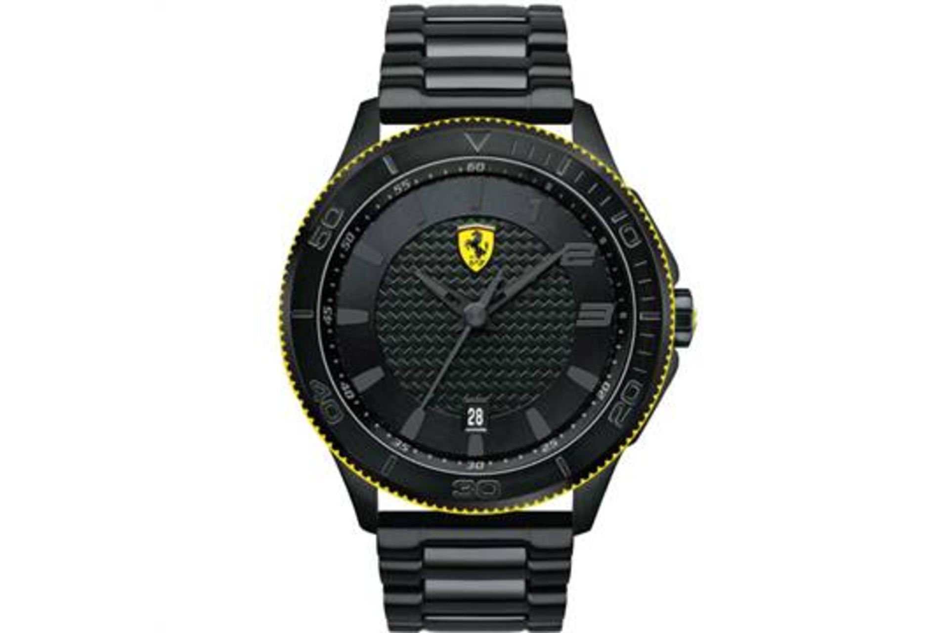 BOXED BRAND NEW SCUDERIA FERARRI XX ANALOG DISPLAY QUARTZ WRIST WATCH WITH 2 YEARS INTERNATIONAL