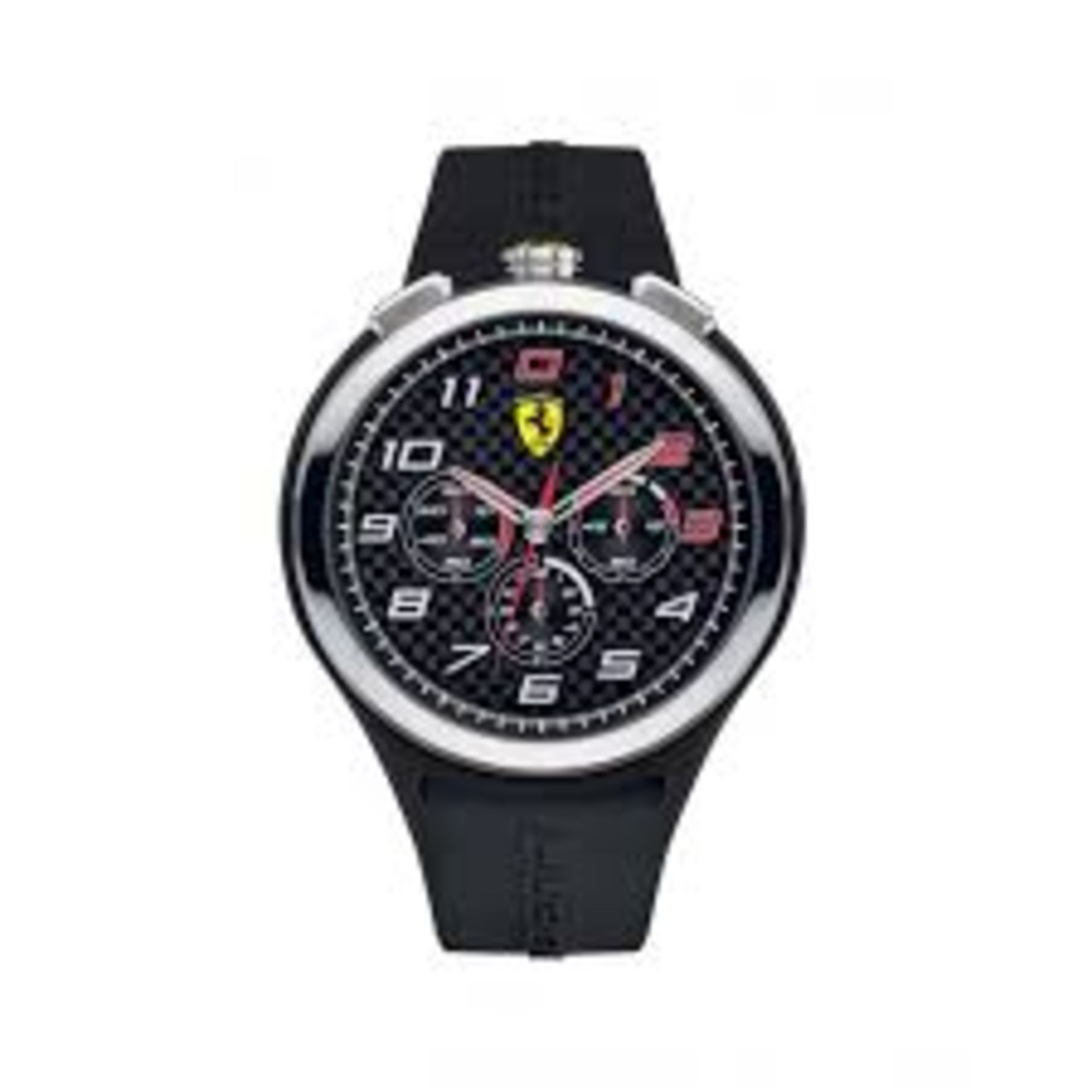 BOXED BRAND NEW SCUDERIA FERRARI READY SET GO GENTS DESIGNER WRIST WATCH WITH 2 YEARS