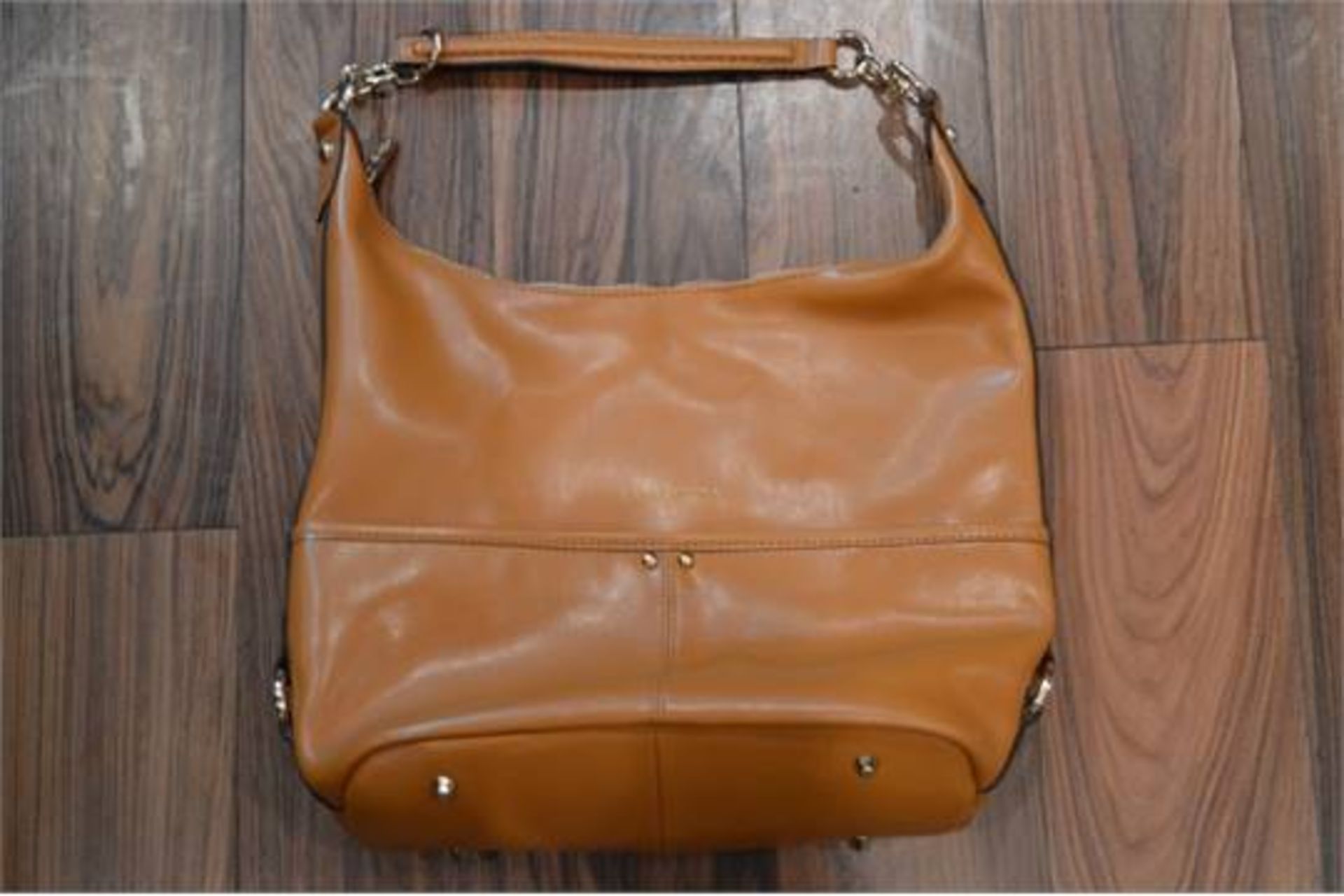 SMITH&CANOVA TAN LEATHER LADIES DESIGENR HANDBAG RRP £300 (DSCLIP)(23.07.15)