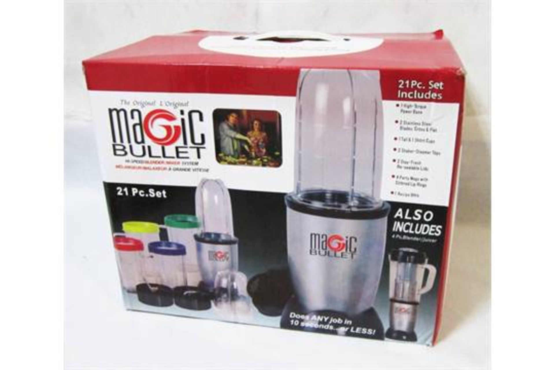 BOXED BRAND NEW AND SEALED MAGIC BULLET 21 PIECE MULTI FUNCTION JUICER BLENDING MACHINE (TWT214)